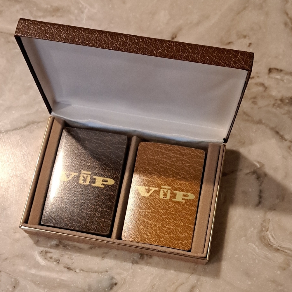 VIP Playing Card Set in Black and Gold